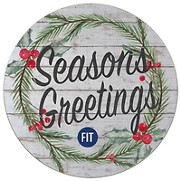 SUNY Fashion Institute of Technology Tigers 20'' x 20'' Season's Greetings Circle