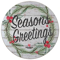 Davidson Wildcats 20'' x 20'' Season's Greetings Circle