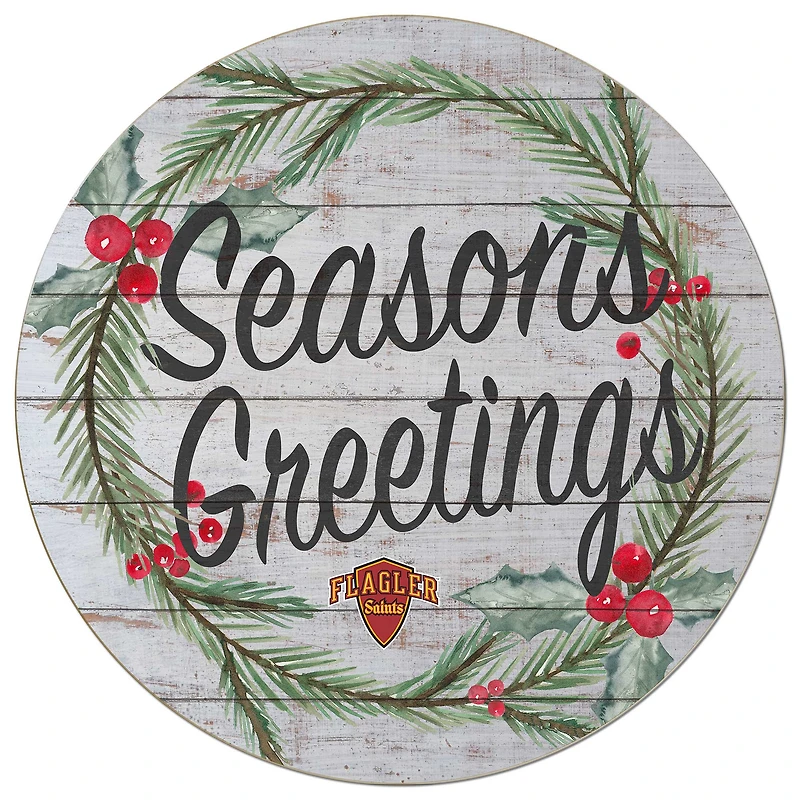 Flagler Saints 20'' x 20'' Season's Greetings Circle