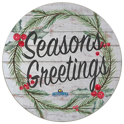 Fort Lewis College Skyhawks 20'' x 20'' Season's Greetings Circle
