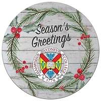 Hampden-Sydney College Tigers 20'' x 20'' Season's Greetings Circle