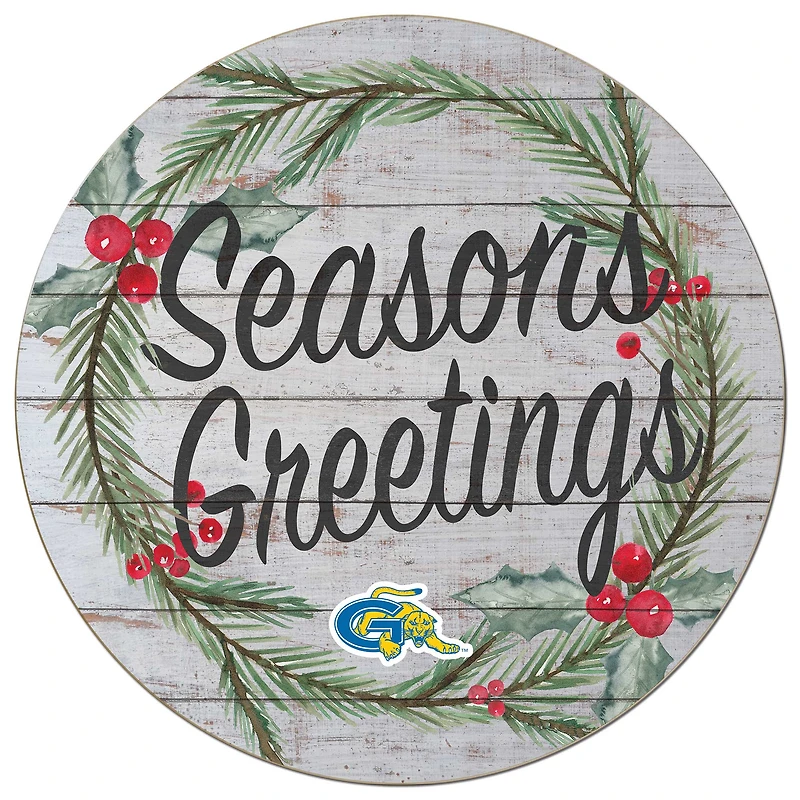 SUNY Genesee Community College 20'' x 20'' Season's Greetings Circle