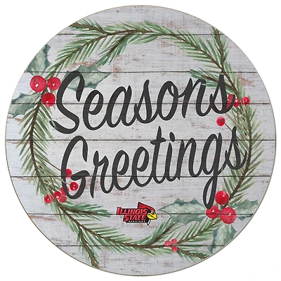 Illinois State Redbirds 20'' x 20'' Season's Greetings Circle