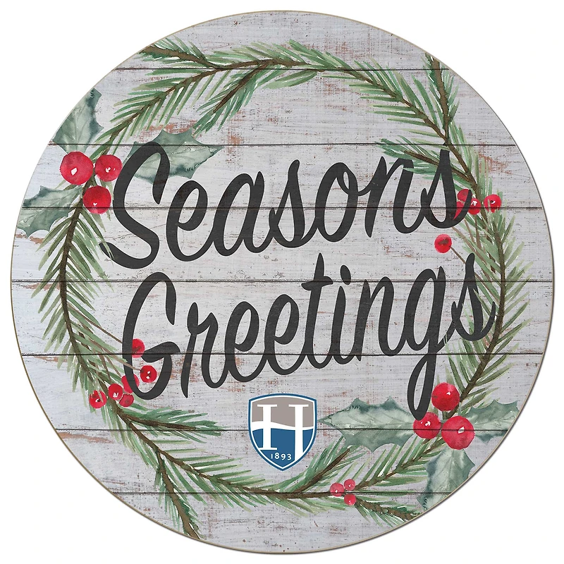 Hood College Blazers 20'' x 20'' Season's Greetings Circle