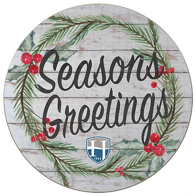 Hood College Blazers 20'' x 20'' Season's Greetings Circle
