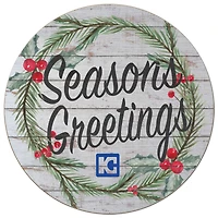 Kaskaskia College Blue Devils 20'' x 20'' Season's Greetings Circle