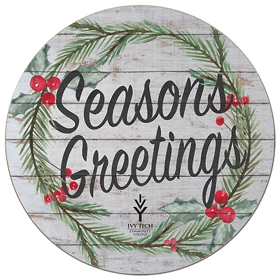 Ivy Tech Community College 20'' x 20'' Season's Greetings Circle
