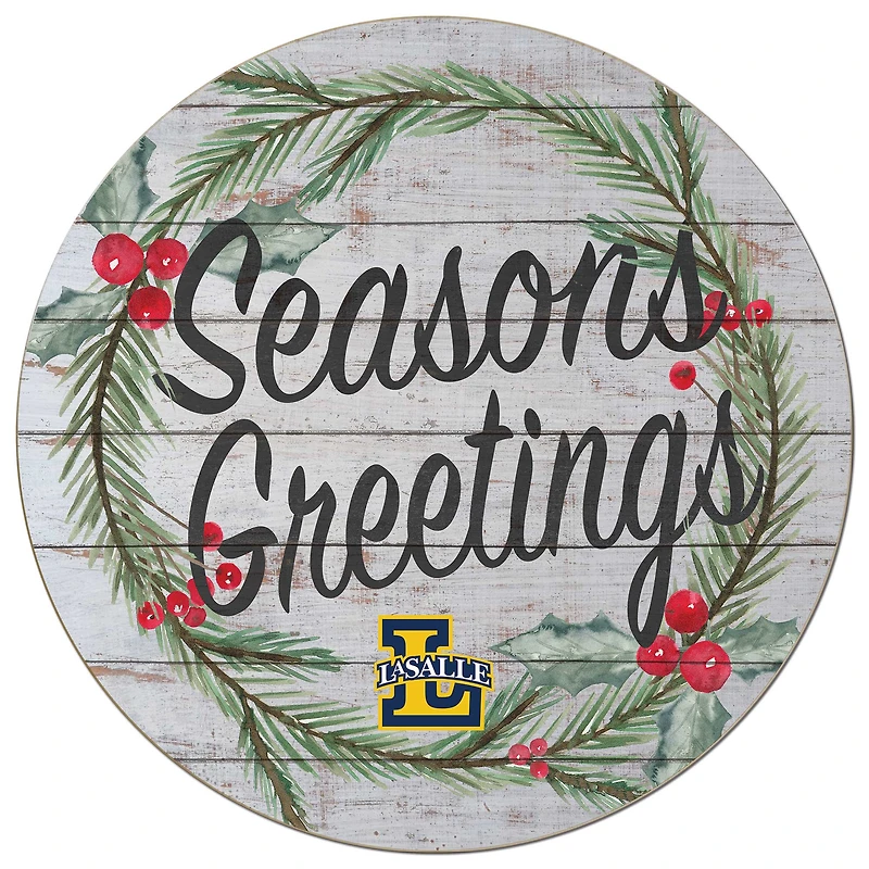 La Salle Explorers 20'' x 20'' Season's Greetings Circle