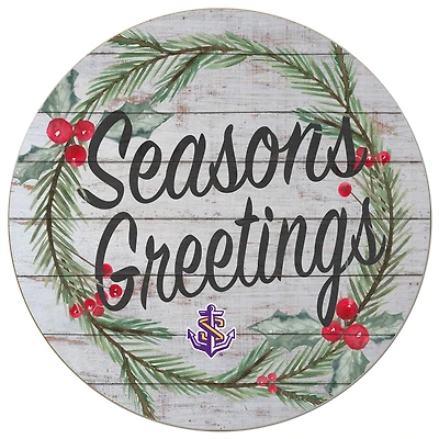 LSU Shreveport Pilots 20'' x 20'' Season's Greetings Circle
