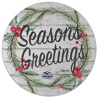 Longwood Lancers 20'' x 20'' Season's Greetings Circle