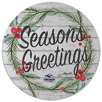 Longwood Lancers 20'' x 20'' Season's Greetings Circle