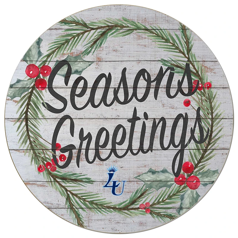 Lasell Lasers 20'' x 20'' Season's Greetings Circle