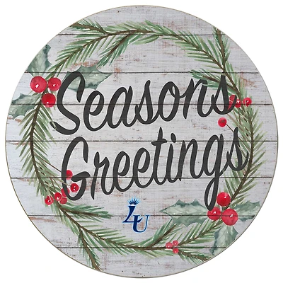 Lasell Lasers 20'' x 20'' Season's Greetings Circle