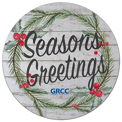 Grand Rapids Raiders 20'' x 20'' Season's Greetings Circle