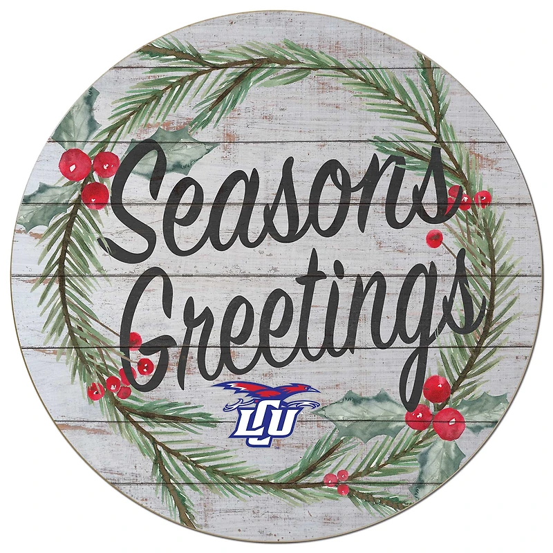 Lubbock Christian Chaparral 20'' x 20'' Season's Greetings Circle
