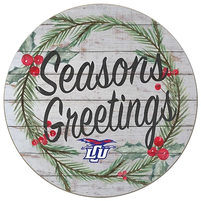 Lubbock Christian Chaparral 20'' x 20'' Season's Greetings Circle