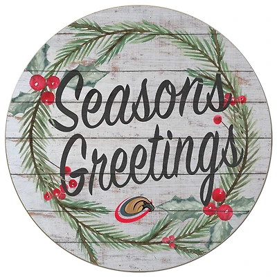 Malcolm X College Hawks 20'' x 20'' Season's Greetings Circle