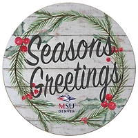 MSU Denver Roadrunners 20'' x 20'' Season's Greetings Circle