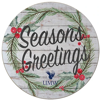 University of Mary Washington Eagles 20'' x 20'' Season's Greetings Circle
