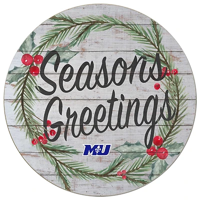 Marymount Saints 20'' x 20'' Season's Greetings Circle