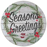 UMass Minutemen 20'' x 20'' Season's Greetings Circle