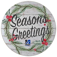 UMass Lowell River Hawks 20'' x 20'' Season's Greetings Circle