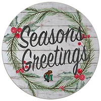 Minot State Beavers 20'' x 20'' Season's Greetings Circle