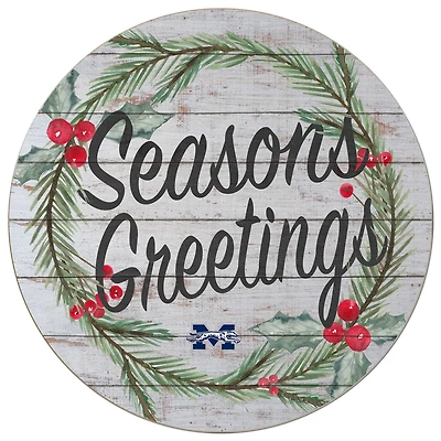 Moravian Greyhounds 20'' x 20'' Season's Greetings Circle