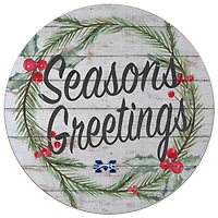 Moravian Greyhounds 20'' x 20'' Season's Greetings Circle