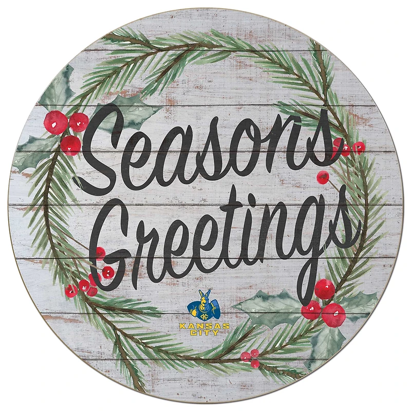 UMKC Kangaroos 20'' x 20'' Season's Greetings Circle
