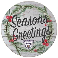 Nazareth University Golden Flyers 20'' x 20'' Season's Greetings Circle