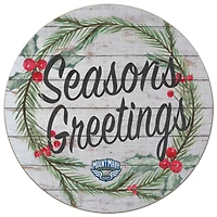 Mount Mary Blue Angels 20'' x 20'' Season's Greetings Circle