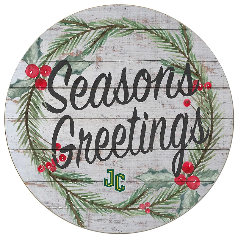 New Jersey City Gothic Knights 20'' x 20'' Season's Greetings Circle