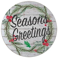 North Texas Mean Green 20'' x 20'' Season's Greetings Circle