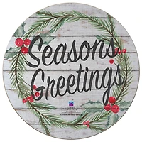 NVC Wildcats 20'' x 20'' Season's Greetings Circle
