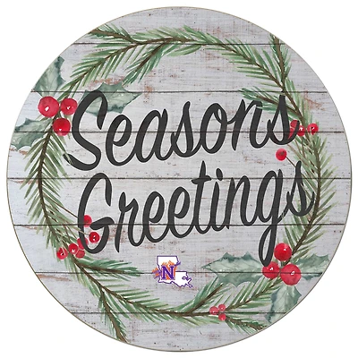 Northwestern State Demons 20'' x 20'' Season's Greetings Circle