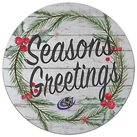 Olive-Harvey College Purple Panthers 20'' x 20'' Season's Greetings Circle