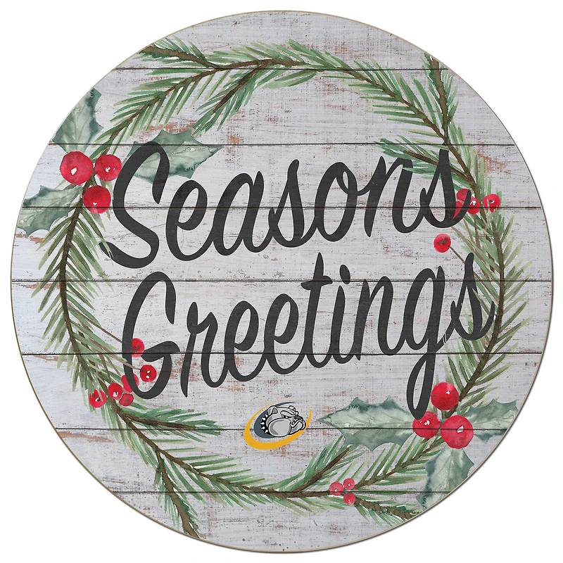 Richard J Daley College Bulldogs 20'' x 20'' Season's Greetings Circle