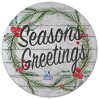 RWU Hawks 20'' x 20'' Season's Greetings Circle
