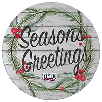 Robert Morris Colonials 20'' x 20'' Season's Greetings Circle
