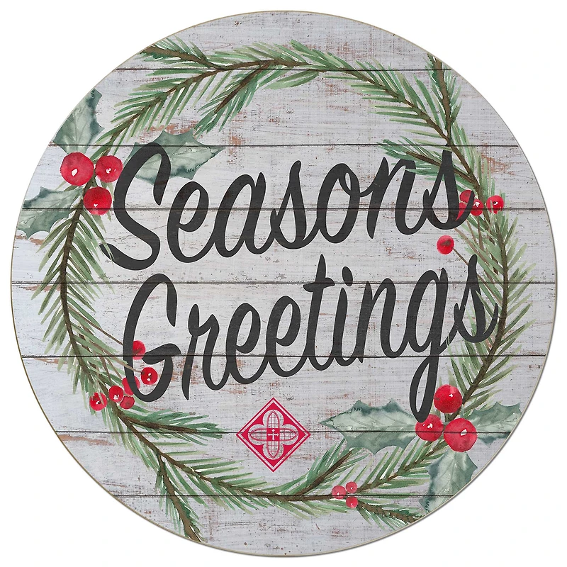 Saint Martin's Saints 20'' x 20'' Season's Greetings Circle