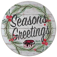 Saint Joseph's Hawks 20'' x 20'' Season's Greetings Circle