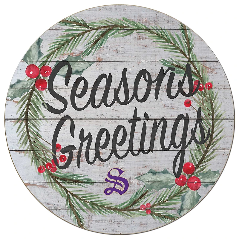 Sewanee Tigers 20'' x 20'' Season's Greetings Circle