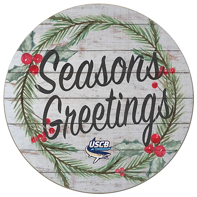 South Carolina Beaufort Sand Sharks 20'' x 20'' Season's Greetings Circle