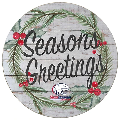 South Alabama Jaguars 20'' x 20'' Season's Greetings Circle