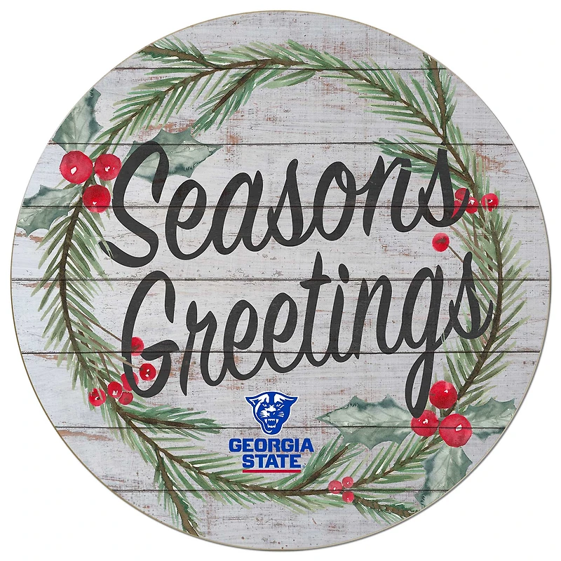 Georgia State Panthers 20'' x 20'' Season's Greetings Circle