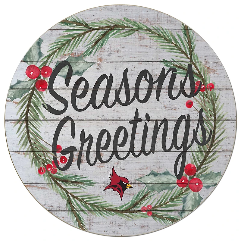 St. John Fisher Cardinals 20'' x 20'' Season's Greetings Circle