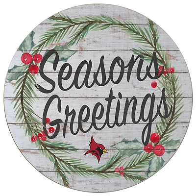 St. John Fisher Cardinals 20'' x 20'' Season's Greetings Circle