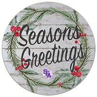 Stephen F Austin Lumberjacks 20'' x 20'' Season's Greetings Circle