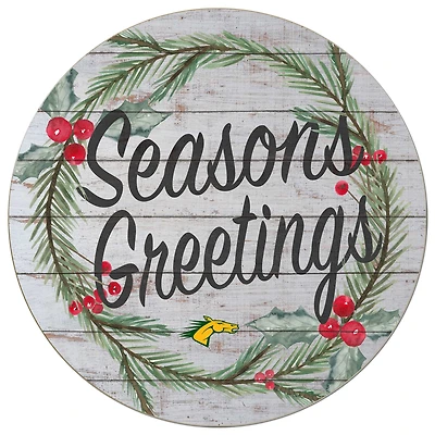 SUNY Delhi Broncos 20'' x 20'' Season's Greetings Circle